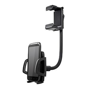  Capdase Car Mount Holder Racer Rearview Mirror Black for iPhone/iPod/Smartphone (HR00-CC01)